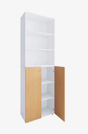 VCM - Vcm Skoskåp Lona 2Xl gångjärnsdörrar + hylla - Flerfärgad - Skoskåp - Från Homeroom