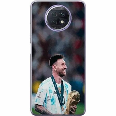 Xiaomi Redmi Note 9t Genomskinligt Skal Messi