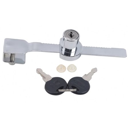 2 stk glasskyvedørs sperre lås glasslås