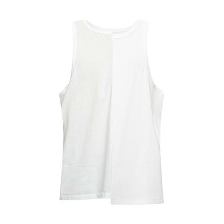MM6 Maison Margiela, Sleeveless Tops Wit, Heren, Maat:L