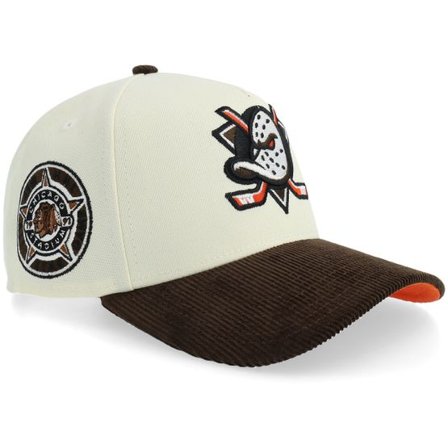 New Era - NHL Beige adjustable Keps - Hatstore Exclusive x Chicago Blackhawks 9FORTY All Star Game Chrome/Corduroy A-frame Adjustable @ Hatstore