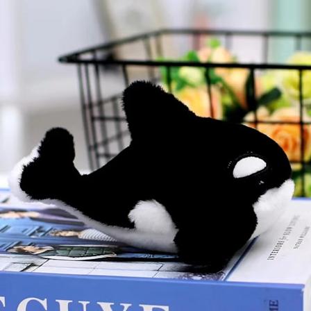 Sød Havdyr Sæl Haj Hval Plys Vedhæng Plys Legetøj Taske Tilbehør Nøglering Vedhæng Taske Bil Vedhæng Børnegave Killer Whale