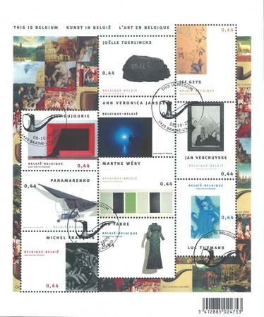 Belgien - Kunst - Stemplet ark