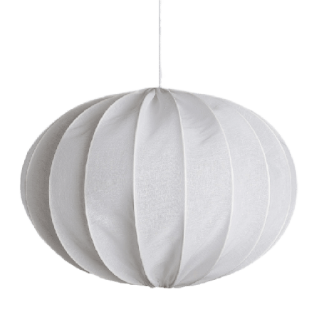 Watt&Veke Boll 65 linen White Belysning Beige 41x65x65 cm