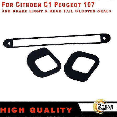 Unik Egnet Til Citroen C1 Peugeot 107 Baglygter 3. Højt Monteret Bremselys Opgraderet Tætningssæt Tætninger Lækage Reparationssæt