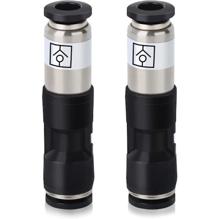 2 stk. 8mm trykluft-tilbageventil-stik, luftstrøm tryk til at forbinde F