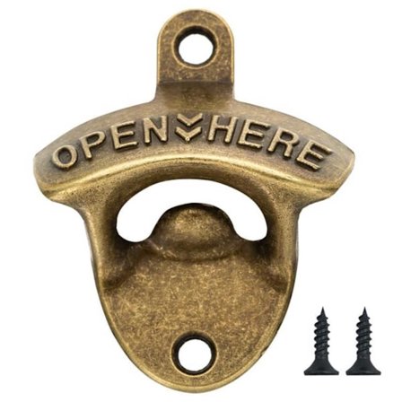 Retro veggmontert hetteåpner for veggbronse