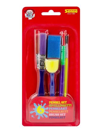 Penselset 6 Delar Patterned Sense