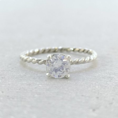 Videört, 18K Weißgold : Diamanten - Laborgezüchtet, Karat - 0.30 kt