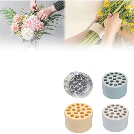 ING 4-pak spiral Ikebana stilkholder til blomster Blomsterrist til vase Blomsterformer Blomsterarrangementsholderartikler Blomsterfrøer til vase