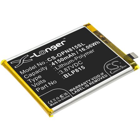 Batteri till SmartPhone, Mobil för Oneplus Nord N10 5G, BE2025, BE2029 m.fl.