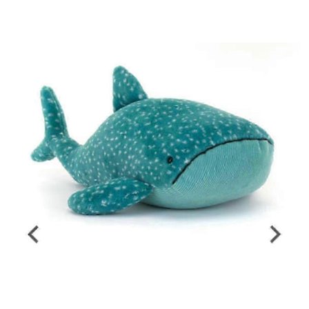 Grønn Hval Plysjleketøy 25CM