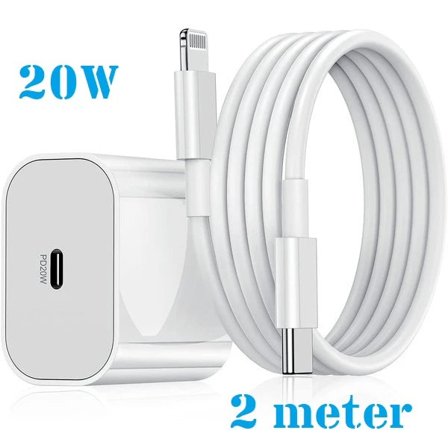 2M USB-adapter 20W USB-C lightning-kabel Laddare Apple iPhone 13
