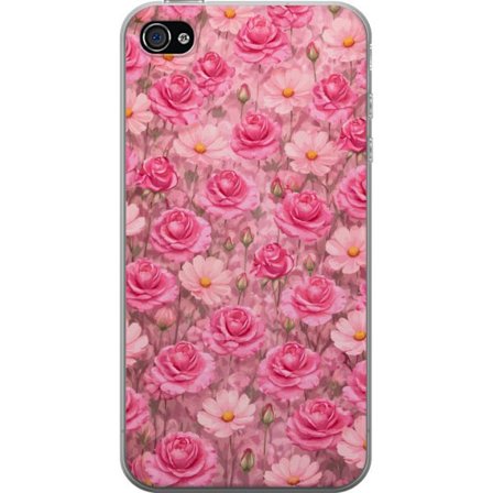 Yhteensopiva Puhelinkuori Apple iPhone 4 Petal Reverie Blush Rose