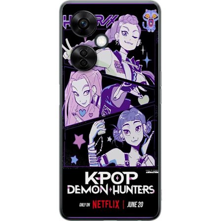 Kompatibel Mobilcover til OnePlus Nord CE3 Kpop Demon Jægere Huntrix Plakat Mira Zoey Rumi Lilla Stjerne Glød