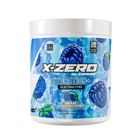 Energidryckspulver X-Zero Hydration+ 160 gram Blue Raspberry