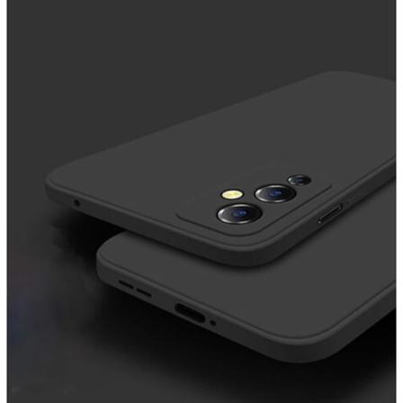 Oneplus 9 Mikrofiber Silikonskal Svart