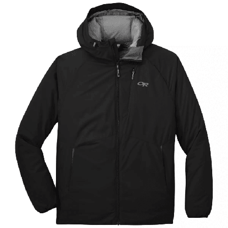 Outdoor Research Men's Refuge Hooded Jacket Men lined ski jackets Black S