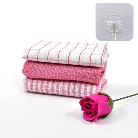 3-pack hurtigtørkende oppvaskkluter med kroker, 35x35 cm, myke og absorberende håndklær, gjenbrukbare for kjøkken, restauranter og barer