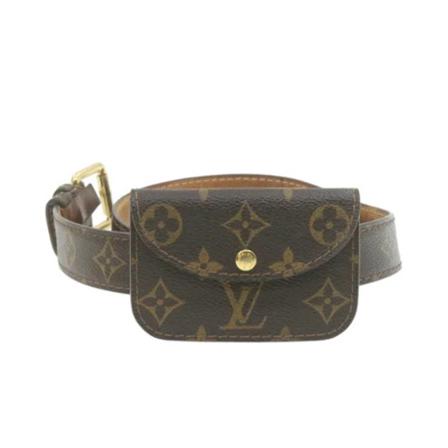 Louis Vuitton Vintage, Pre-owned Canvas belts Bruin, Dames, Maat:ONE Size