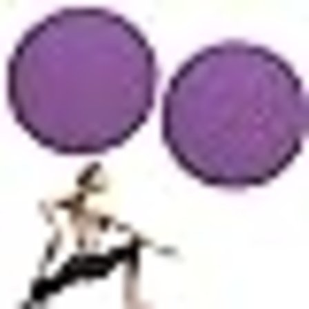 Yoga kneputer 2-pakning, tykk yogakneputer, treningsmatter for knær albuer håndledd hender hode skum pilates kneling matte