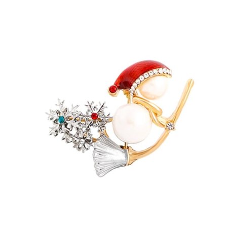 1/2/3/5 Stift Brosje Skjorte Kvinner Tilbehør Jul Jakke Present Tre 1Sett