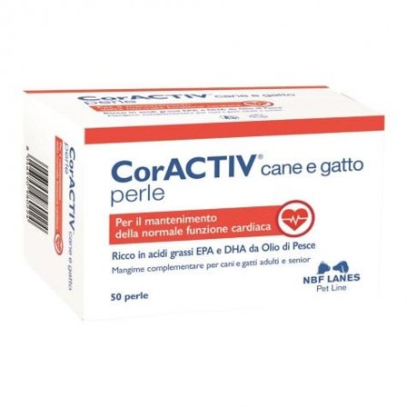 Coractiv Mangime Complementare Cani/Gatti 50 Perle Naturale