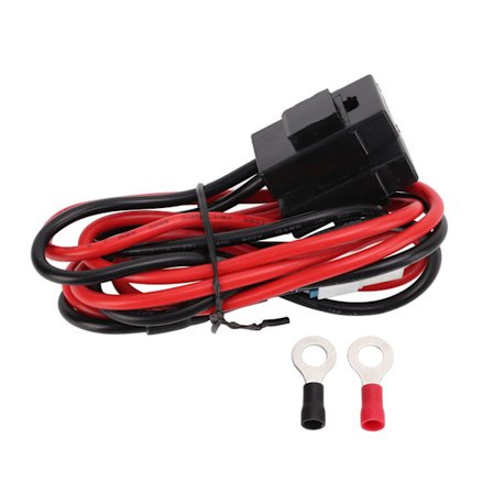 Kenwood TS480 IC7000 IC7600 Bilradio Strømkabel Udskiftning 85cm 33.5in Lang