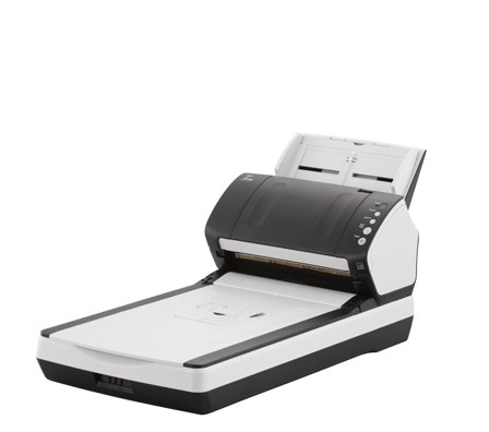 RICOH h fi 7240 - Document scanner - Triple CCD - Duplex - 216 x 355.6 mm - 600 dpi x 600 dpi - up to 40 ppm (mono) / up to 40 ppm (colour) - ADF (80