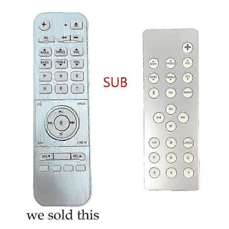 Ny fjernkontroll for Geneva Sound Audio Lab System Modell S Modell M Modell L SZRH A-V