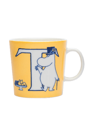 Arabia Muminmugg 40 cl ABC C Kök & matlagning Gul 0,4 L