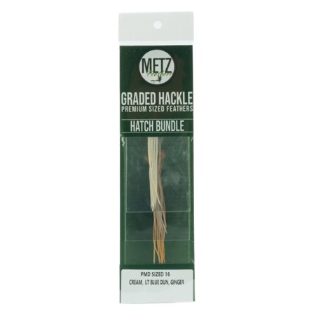 Metz Hackle Hatch Bundle PMD 3pcs - #16
