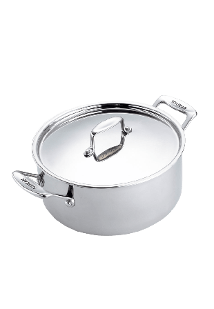 Scanpan Gryta med lock 3,7 l Kastruller & grytor Silver 20 CM