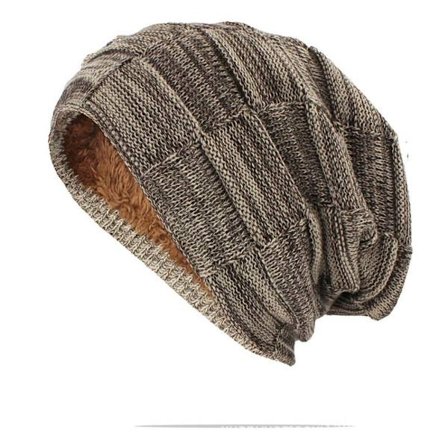Vinter varm mössa Slouchy Beanies KHAKI - high quality