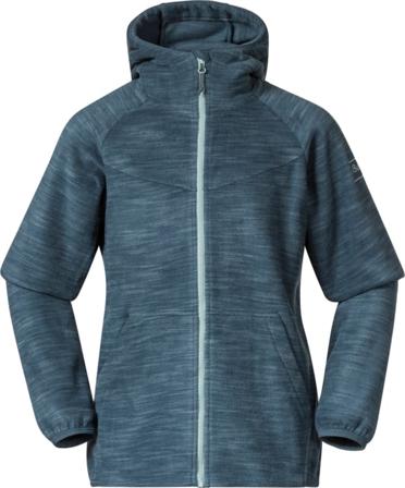 Bergans Youth Hareid Girl Jacket Children Mid layer tops Blue 164