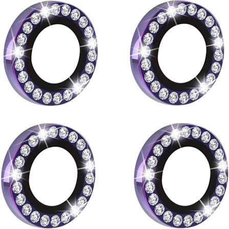 2 SARJAA Timantti iPhone 14 pro Kameran Linssin Suoja Bling Kameran Linssin Suoja HD Kirkas Karkaistu Lasi Kotelo Ystävällinen Näytönsuoja