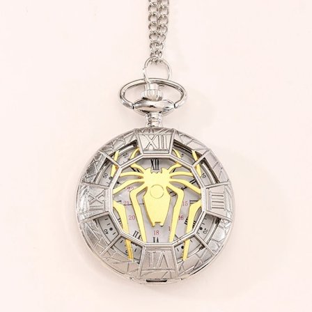 Fashion Ny Vintage Relief Carved Och Urholkad Romersk Flip Style Fickur På Kedja Hänge Klocka Kedja Herr Dam(FMY)