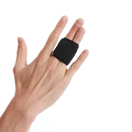 Sports Finger Support Sleeve - musta S
