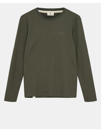 Akkikki L/S Waffle Tee Anerkjendt Green
