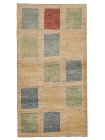 Hand Knotted Persian Gabbeh Persia Fine Rug 82X156 Brown/Orange