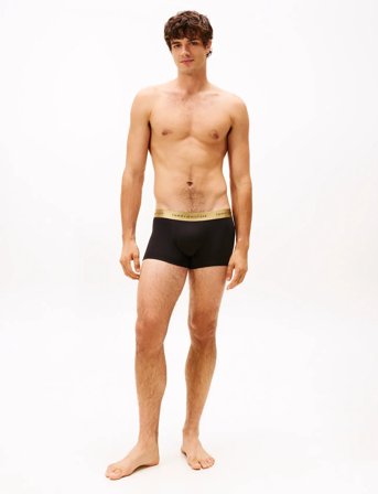 Tommy Hilfiger 3P Trunk Metallic Wb - Black - S