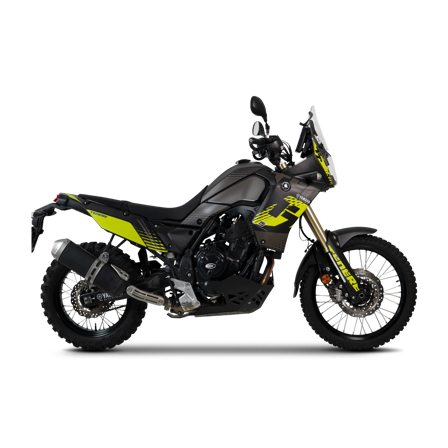 Zestaw Naklejek Ochronnych Uniracing Adventure Żółty - Yamaha Tenere 700 Explore 2023-2024