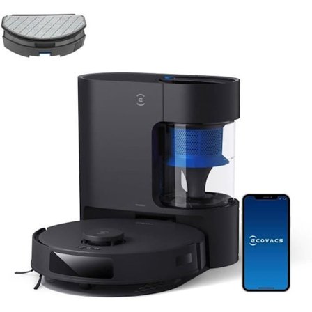 ECOVACS DEEBOT N20 Pro Plus robotdammsugare, 8000Pa robotdammsugare med automatisk dammuppsamling, 300 min batteri
