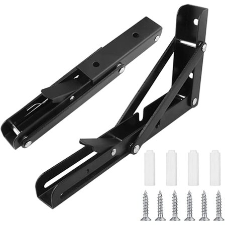 Sammenklappelig beslag i rustfrit stål, sammenklappelig konsolbeslag, sammenklappelig