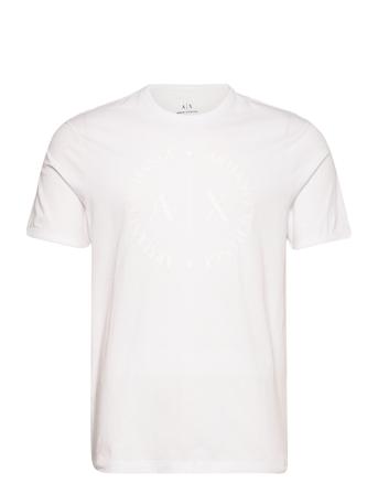 T-Shirt T-shirts Short-sleeved Hvit Armani Exchange