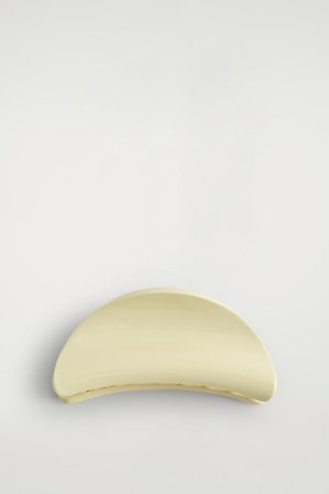 COS Women's Curved Claw Hair Clip in Yellow