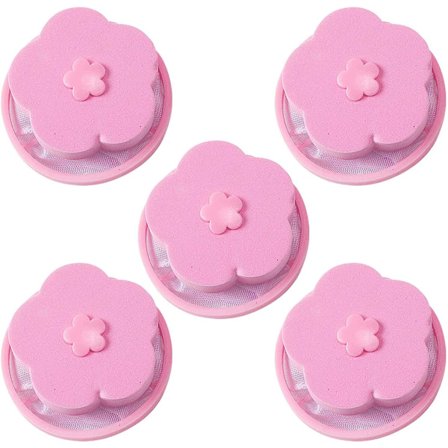 5PCS Kläder Anti-lindning Adsorption Hår Catcher Flytande Boll Påse, Återanvändbar Hårborttagare