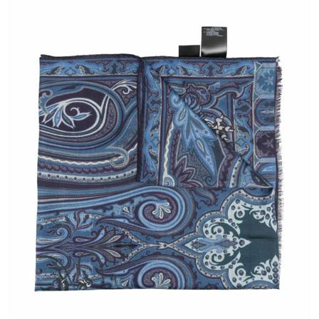 Etro Scarf , Blauw , Heren , Maat: ONE Size Sjaals
