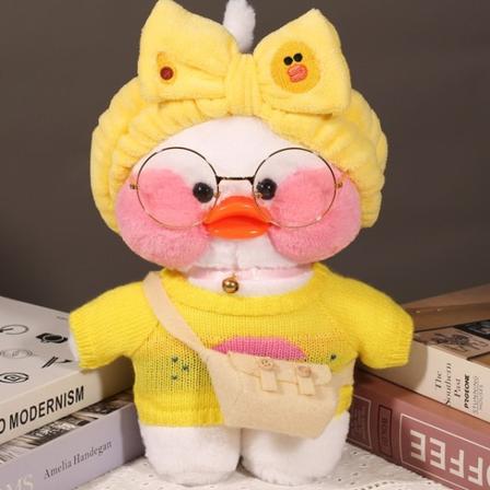 30 cm Söt tecknad Lalafanfan Mjuk fylld plysch Duck Doll Toy yellow