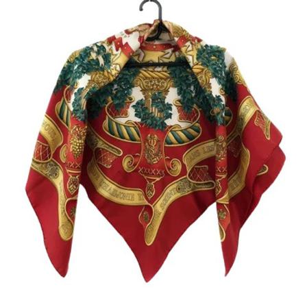 Hermès Vintage Pre-owned Silk scarves Rød, Dame Vintage Accessories, Størrelse: ONE Size